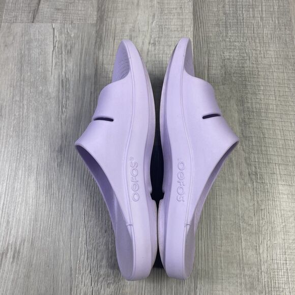 Oofos Ooahh Lavender Purple Slide Sandals Recovery Men’s Size 14 Women’s 16 E - Picture 7 of 9